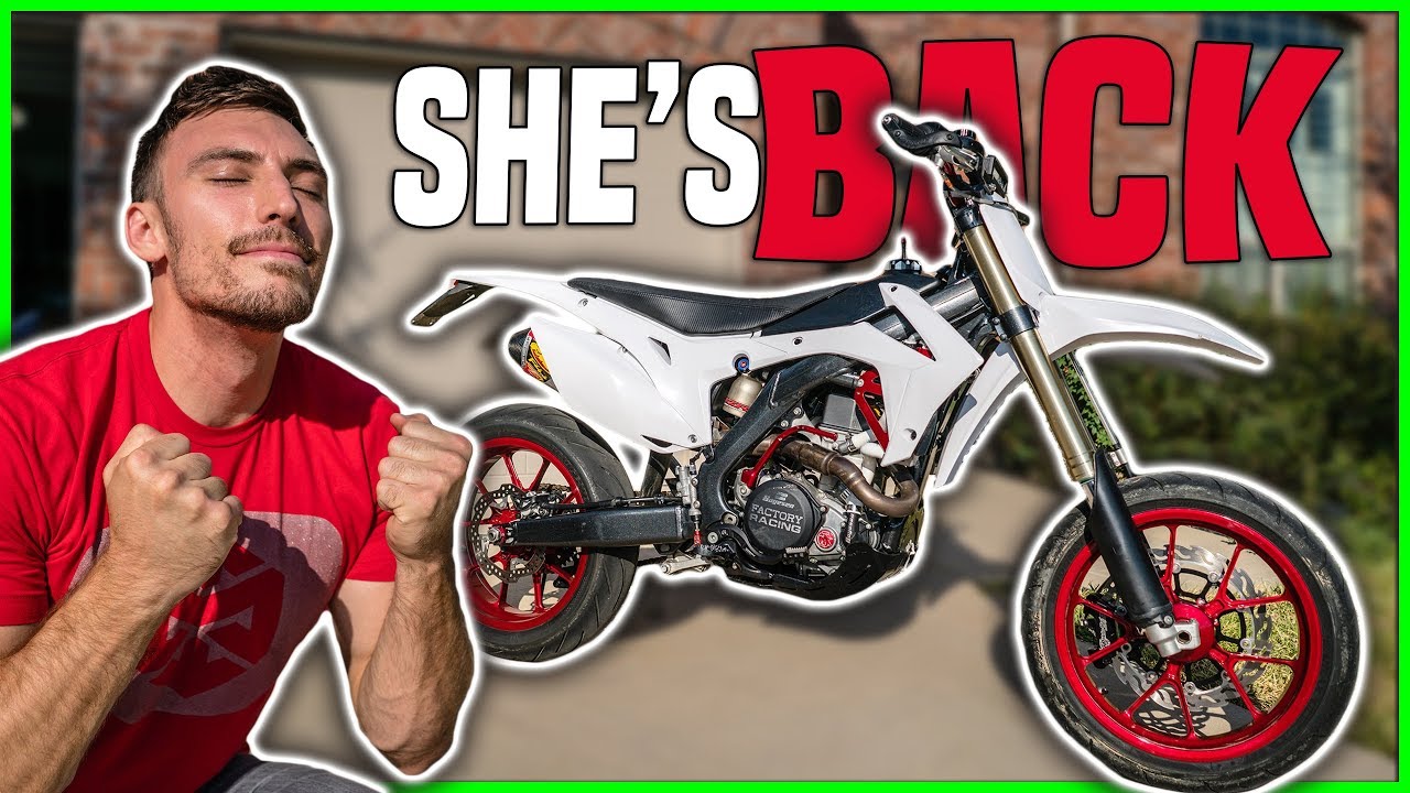 CRF450R SUPERMOTO is BACK!!