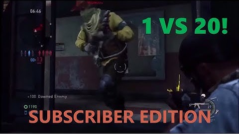 1 vs 20 Comeback (Subscriber Edition) - The Last of Us: Remastered Multiplayer (Bus Depot)