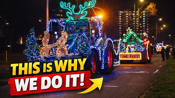 You Can Feel This Moment ❤️ | Christmas Tractor Run