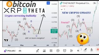 Crypto Price update #xrp #btc #theta ada shib + more Wave structure/ fractal