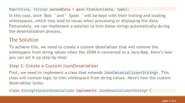 How to Trim Strings During JSON Deserialization with GSON in Java
