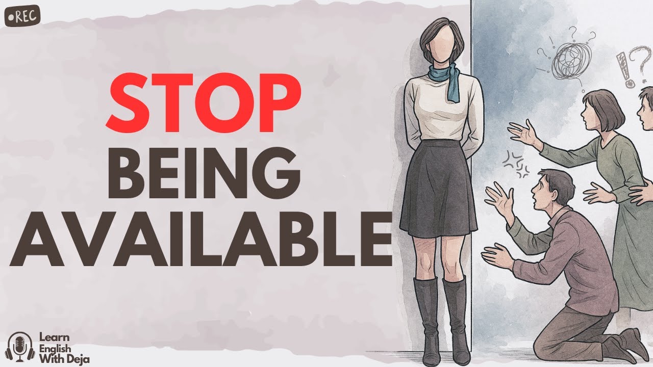 When You Stop Being Available, Everything Changes | English Podcast for ...