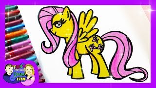 How To Draw A Fluttershy From My Little Pony