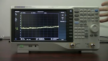 Siglent - SVA1015X Spectrum analyzer Web Browser Control