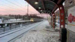 NJT Train #7853 in Snow