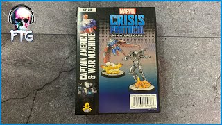 Marvel Crisis Protocol Unboxing - Captain America & War Machine