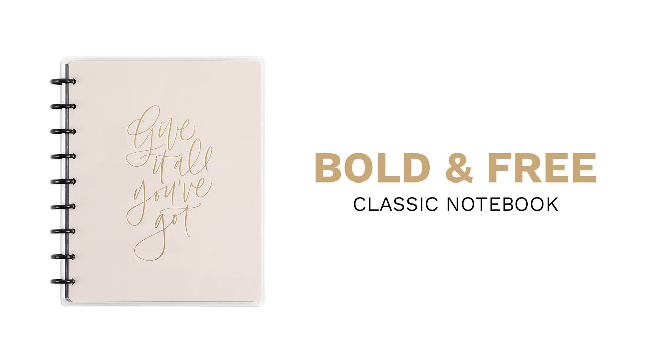 2024 THP x By Candace Bold & Free Planner Classic Vertical Hourly Layout 12 Months | NPC-050