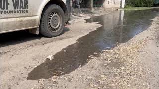 Вода прибуває в село Садове.