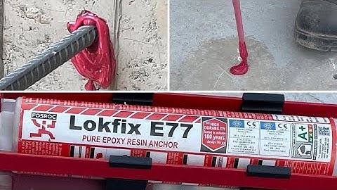 Epoxy Chemical Anchoring