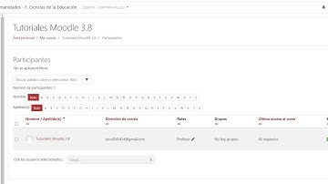 Tutorial Moodle 3.8 - Configurar auto - matriculación estudiantes Moodle | 2020