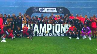 Orlando Pirates PSL Winners FULL Trophy Celebration