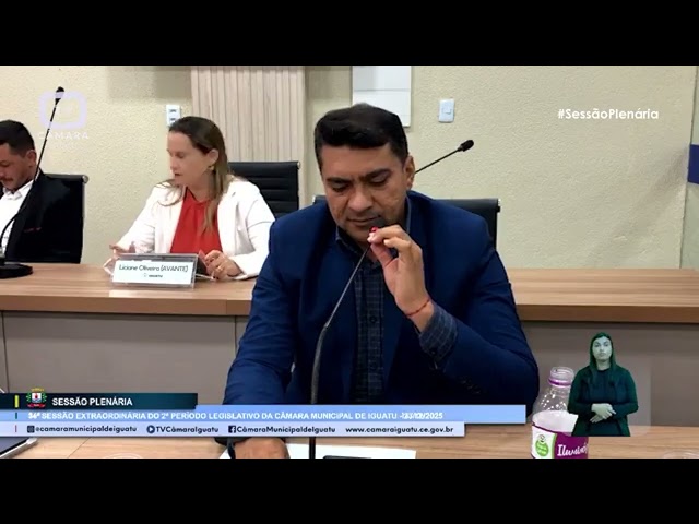 Câmara de Iguatu aprova incentivo a agentes de saúde e rejeita dois projetos em meio a recesso