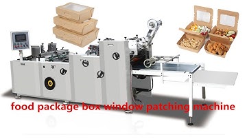 food box window patching machine high speed 2020 new model