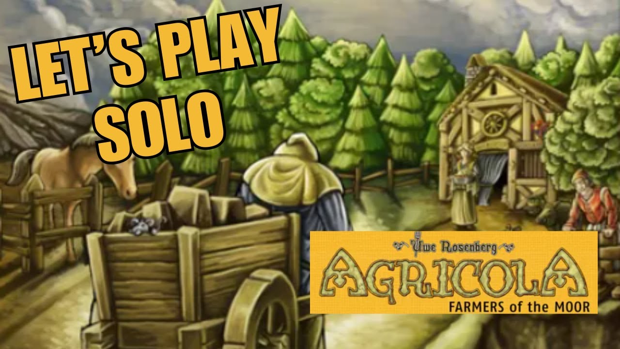 Round by Round Agricola: Farmers of the Moor (Revised) Let's Play Solo | Rosenberg-athon March 2025