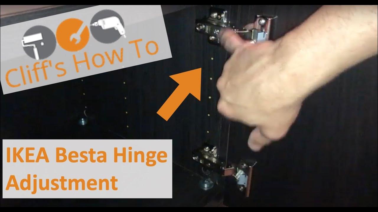 Ikea Besta Door Install and Adjustment YouTube