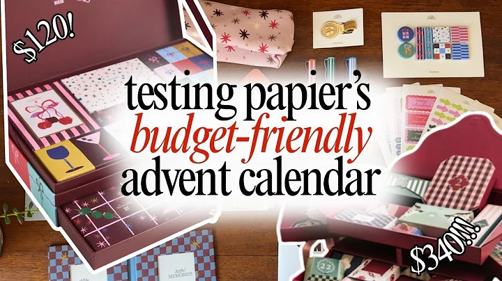 From $340 T0 $120...Which Papier Stationery Advent Calendar Is Best?