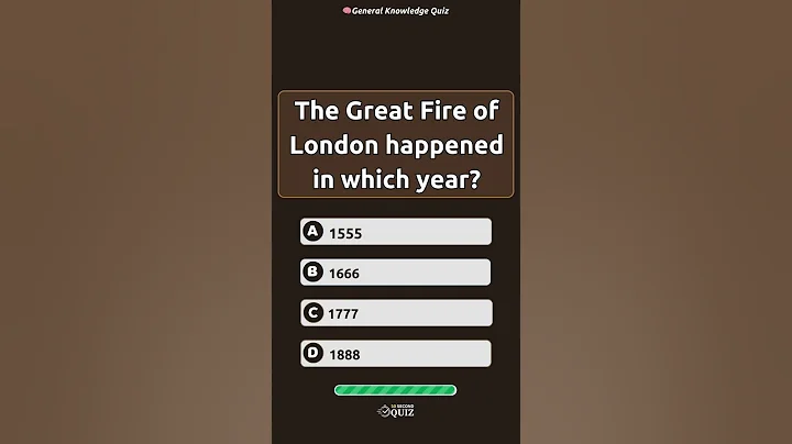 When Did the Great Fire of London Happen? 🔥🏰 #HistoryQuiz #FunFacts