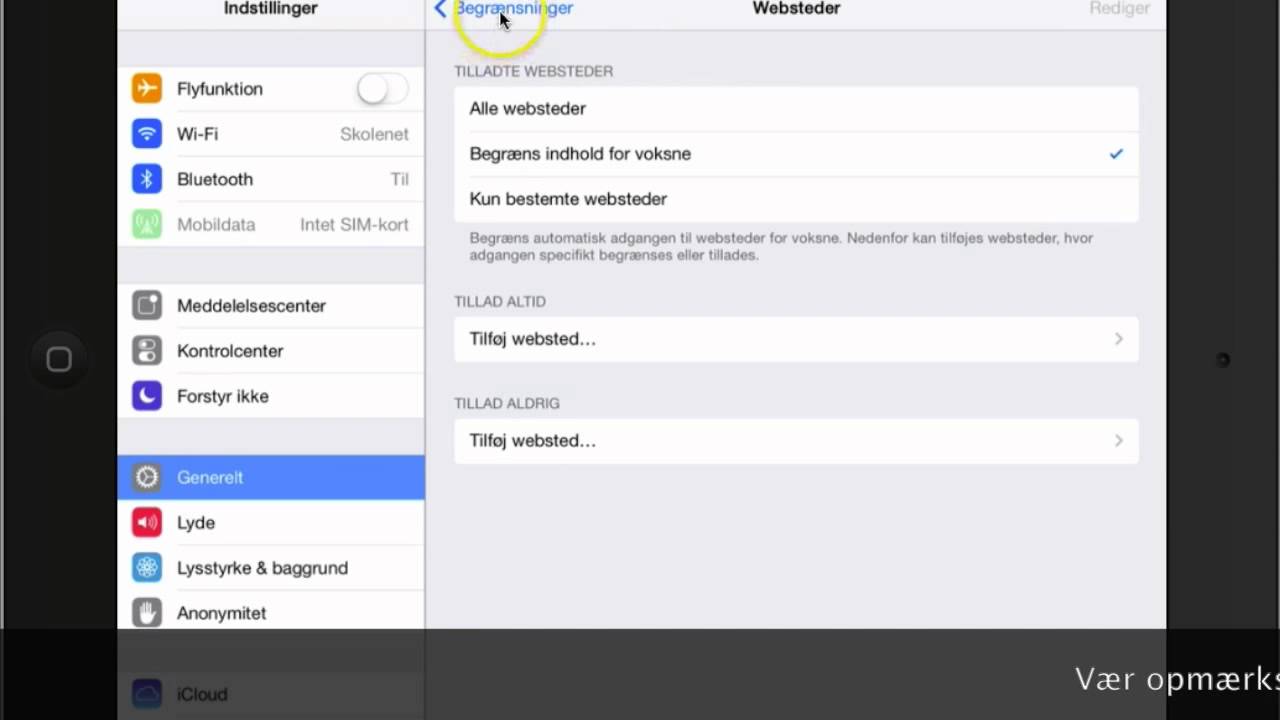 iphone glemt kode til begrænsninger iphone glemt kode til begrænsninger