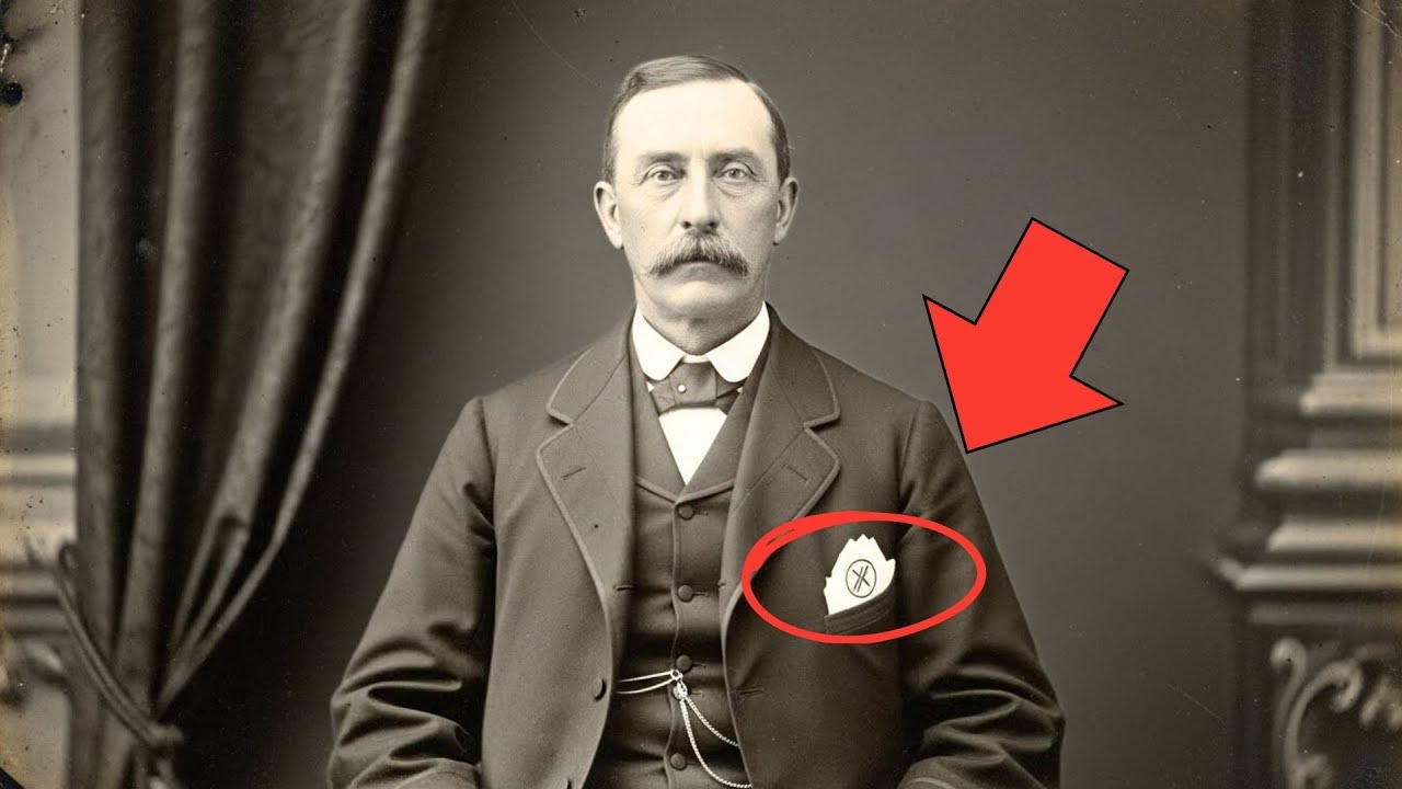 Parecía la foto de un hombre comum, hasta que estudioso hizo zoom en extraño diseño en su bolsillo