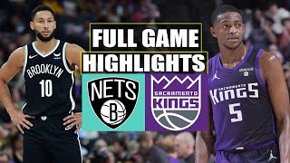 Brooklyn Nets vs Sacramento Kings FULL GAME HIGHLIGHTS | April 7 | 2024 NBA Season