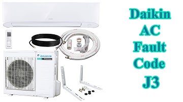 Daikin air conditioner error code j3 | How to fix ac daikin fault code j3?