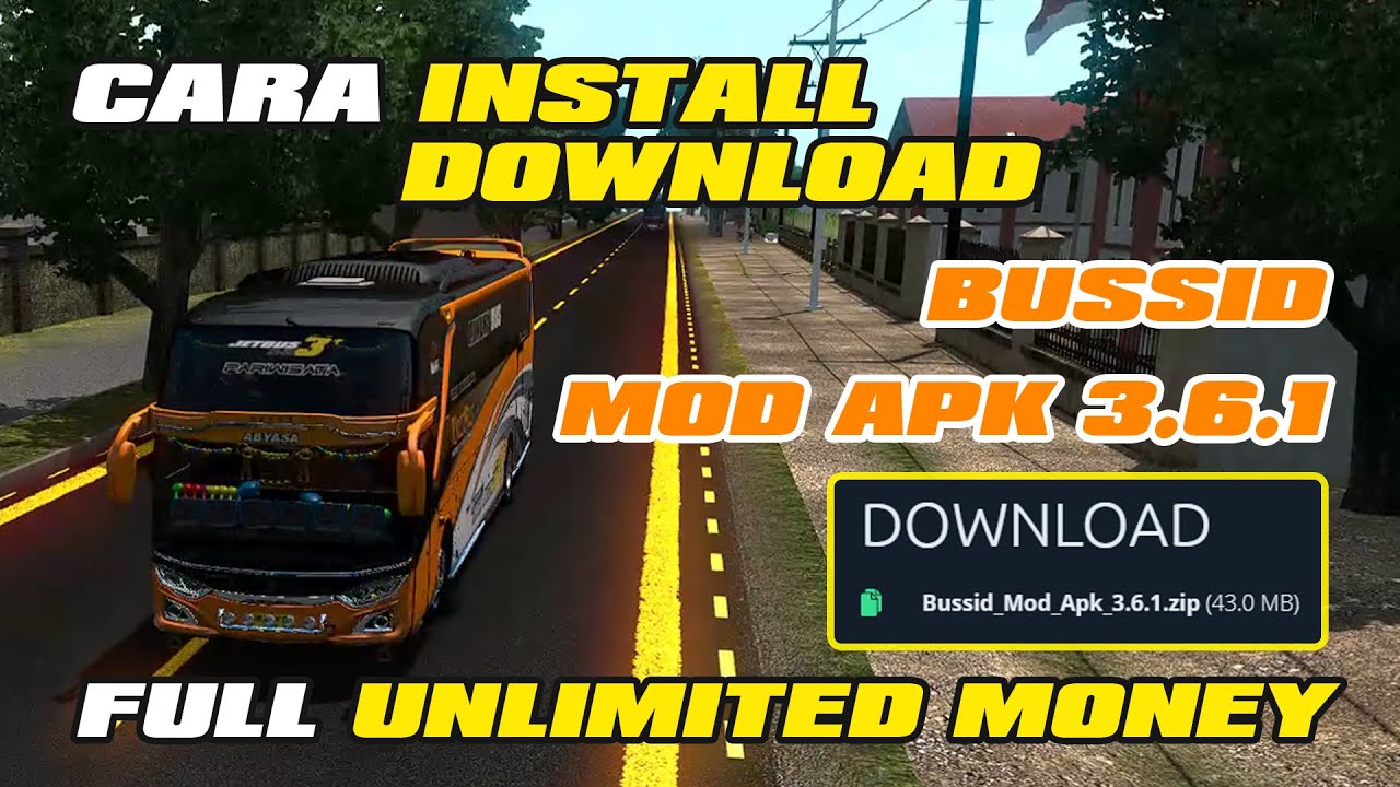 Cara Install & Download BUSSID Mod Apk + OBB 3.6.1  Bus Simulator