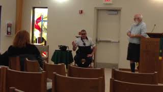 Officer Scott Clinger at Forest Park Block Watch