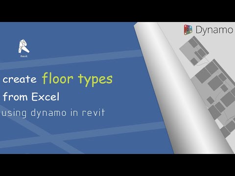 Create / Duplicate floor types from Excel in Revit using Dynamo