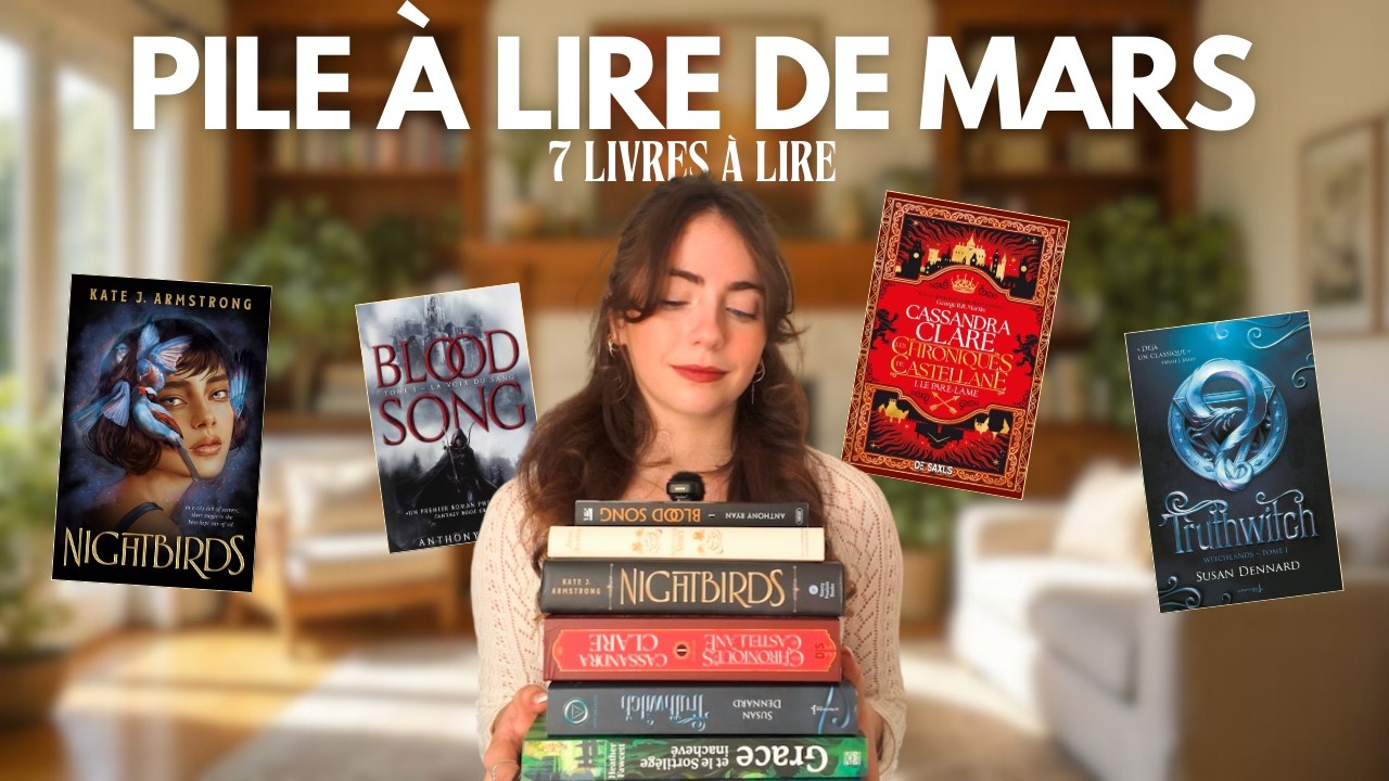 Pile à lire de mars ☕️ 7 livres que je veux lire ce mois-ci
