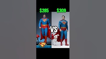 HOT TOYS VS INART SUPERMAN 👀 #shorts #superman #hottoys #actionfigures #inart #fyp #comparison  #dc