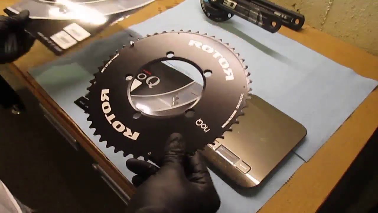 Rotor NoQ Chainring Unboxing and Weight Measurment