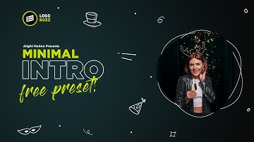 Minimal Alight Motion Intro || Best 2D Logo Reveal Intro Template in Alight Motion