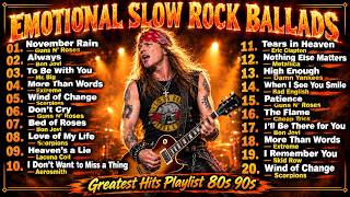 Emotional Slow Rock Ballads 🎸 | Greatest Hits Playlist of the ’80s & ’90s. VOL. 59