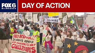 Milwaukee 'Day of Action' protest, students rally | FOX6 News Milwaukee