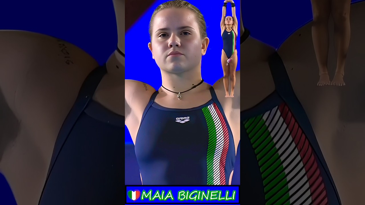 Good-Looking Young Woman Diver With Talent | Women's 10m Diving  