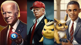 Presidents debate the best pokemon starter trio
