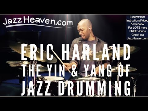 "Jazz Drummer" Eric Harland JazzHeaven.com DVD Excerpt: Playing behind/on/ahead of the beat