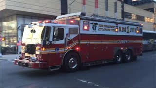FDNY Responding Compilation 7 Christmas Special Full of Blazing Sirens & Loud Air Horns In NYC