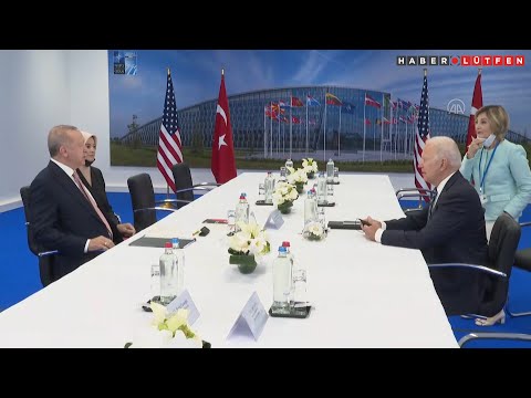 BRÜKSEL - Cumhurbaşkanı Erdoğan, ABD Başkanı Biden ile görüştü