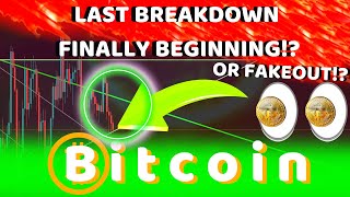 BITCOIN FINALLY BEGINNING LAST MOVE TO COMPLETE 8 MONTH PATTERN?? BIG WARNING - MOST LIKELY SCENARIO