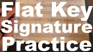 Flat Key Signature Practice