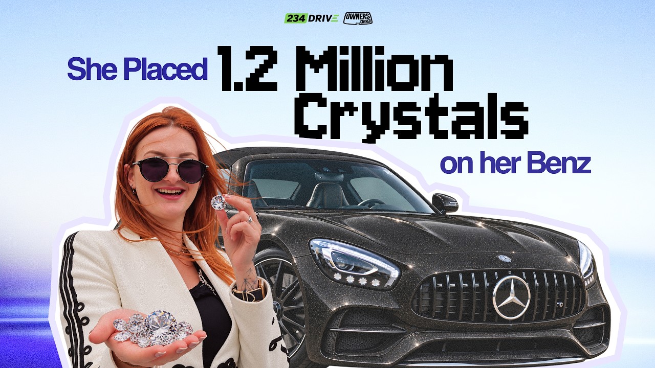This Mercedes-Benz AMG Has 1.2 Million Crystals on it | Owner's