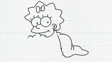 How to Draw Maggie Simpson from The Simpsons - Video