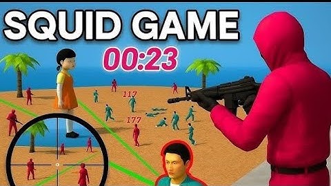 🚷💔 DIY SQUID GAME 3D PLAY K SNIPER CHALLENGE ANDROID GAME