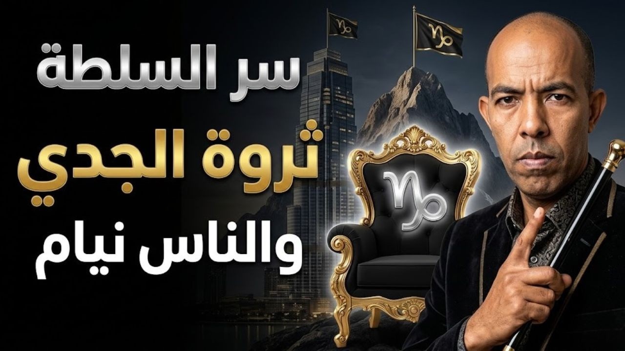 ♑🏔️ عاجل للجدي: كيف تبني ثروتك والناس نيام؟ السر الروحاني للسلطة والمال في زمن الانهيار
