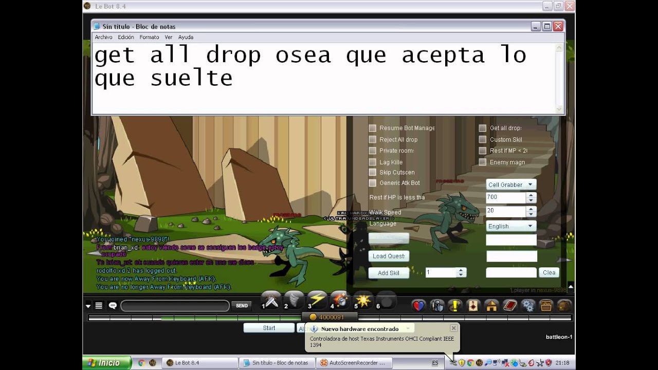 como usar le bot 8.4 - YouTube
