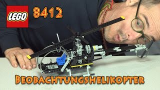 Lego 8412-1 Review Beobachtungshelikopter - Ich Schimpfe - Vom Jahr 1995 - Ly-00443