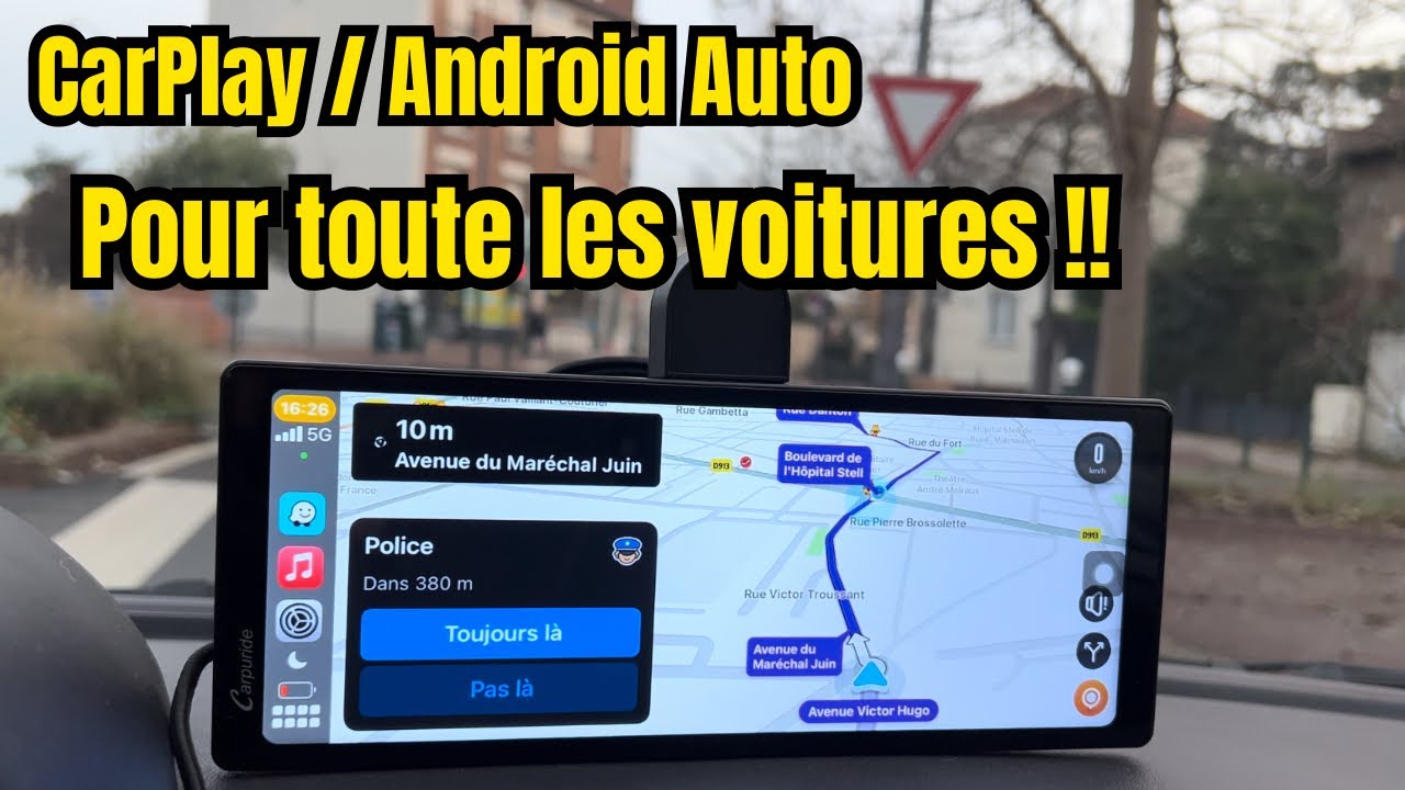 Test du Carpuride W502 / W702 : Carplay et Android Auto sans fil