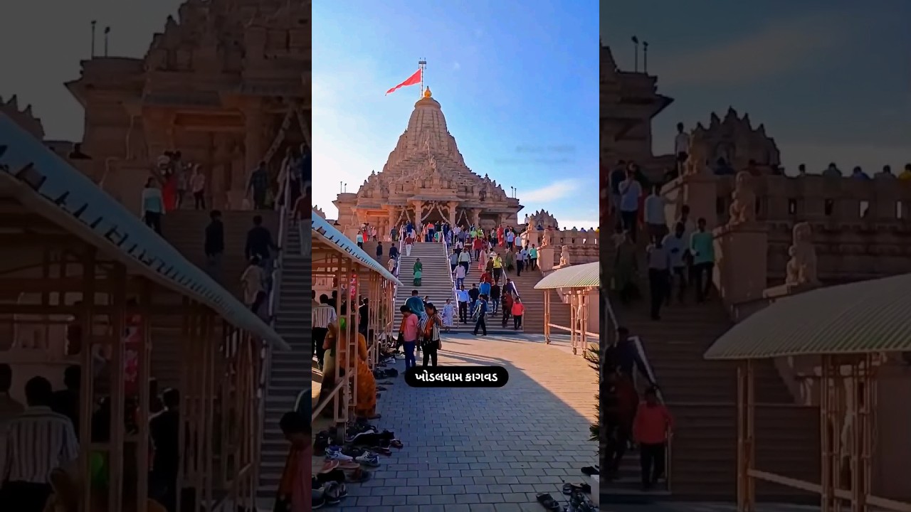 Khodaldham Temple Kagvad Rajkot Gujarat Full Screen Whatsapp Status 2024 