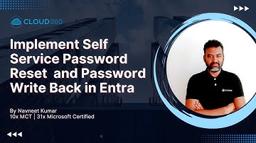 Implement Self Service Password Reset (SSPR) and Password Write Back in Microsoft Entra